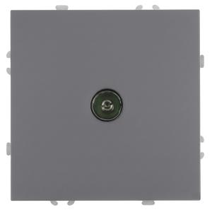 Розетка TV антенна С/У Платиново-серый Эмили