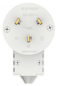 Вилка силовая 2Р+N, 32А, 250В Blanca