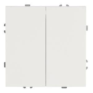 Переключатель 2-кл 10А С/У Самозажимные клеммы Белый фарфор