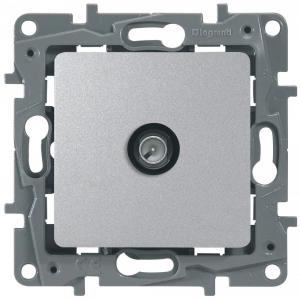 Розетка TV оконечная Алюминий Legrand Etika