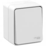 Переключатель 1-кл 10А О/У Белый AtlasDesign Profi54