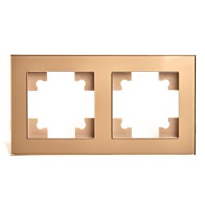 Рамка 2-я стекло Золото Катрин