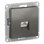 Розетка RJ45 кат.5Е С/У Сталь AtlasDesign