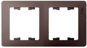 Рамка 2-я горизонтальная Платина Glossa