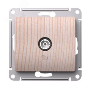 Розетка TV антенна С/У коннектор Сосна Glossa