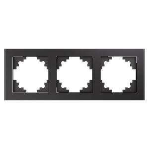 Рамка 3-я стекло Графит Катрин