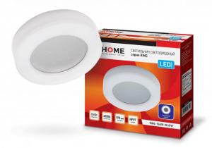 Светильник светодиодный квадрат накладной 15Вт 4000К IP65 190мм RING-1540R-W IN HOME