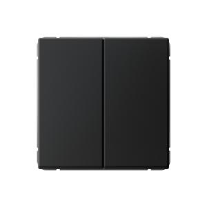 Переключатель 2-кл 10А С/У Карбон ArtGallery