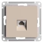 Розетка RJ45 кат.5Е С/У Песочный AtlasDesign