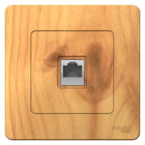 Розетка RJ45 кат.5Е С/У Ясень Blanca