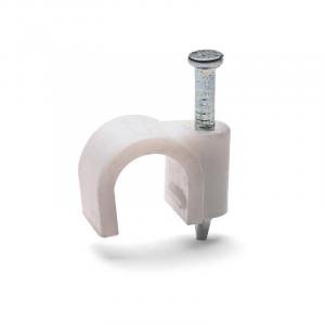 Скоба крепежная круглая СПК 4 (50шт.) Fortisflex