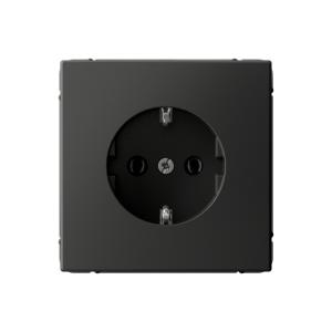 Розетка 1-м 16А С/У З/К Базальт ArtGallery