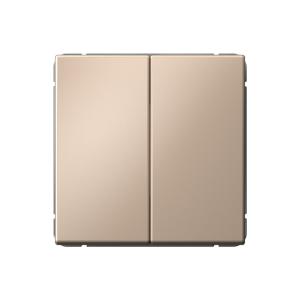 Выключатель 2-кл 10А С/У Песочный ArtGallery