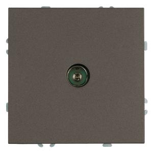 Розетка TV антенна С/У Антрацит Эмили