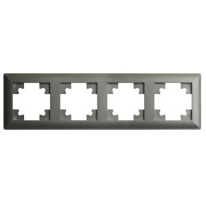 Рамка 4-я Графит Катрин