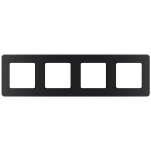 Рамка 4 поста Антрацит Legrand INSPIRIA