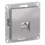 Розетка RJ45 кат.5Е С/У Алюминий AtlasDesign
