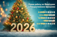 Режим работы на Новогодние и Рождественские праздники Режим работы на Новогодние и Рождественские праздники