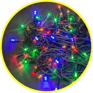 Гирлянда Нить 4м 50LED 230V IP20 RGB NGF-S01-50RGBY-5-4m-230-C8-G-IP20 Navigator