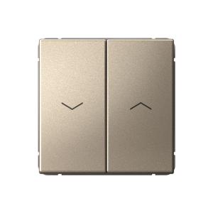 Выключатель 2-кл 10А С/У для жалюзи Шампань ArtGallery