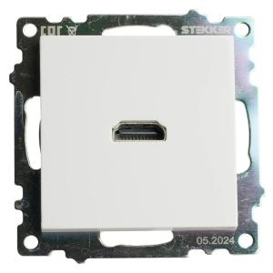 Розетка HDMI Белый Катрин