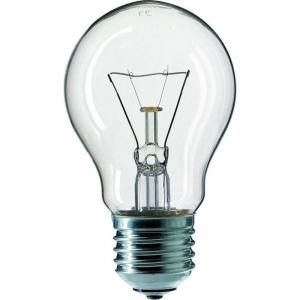 Лампа накаливания А55  60WE27CL груша проз PHILIPS