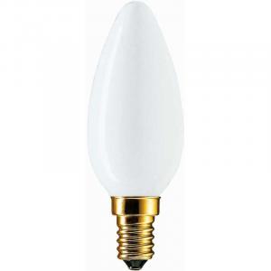 Лампа накаливания В35  60WE14FR свеча мат PHILIPS