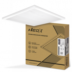 Панель светодиодная универсальная ДВО-02 3665-ПРИЗМА 36Вт 230В 6500К 4020лм 110лм/Вт 595х595х19 NEOX