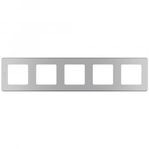 Рамка 5 постов Алюминий Legrand INSPIRIA