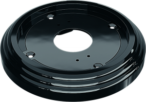 Рамка 1-местная пластиковая, черный, УСАДЬБА