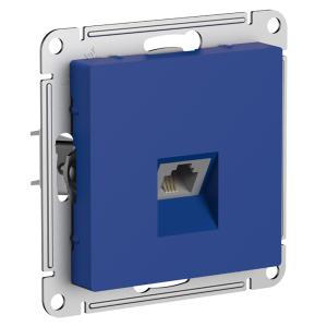 Розетка телефонная RJ11 С/У Аквамарин AtlasDesign