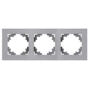 Рамка 3-я металл Серебро Катрин