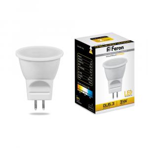 Лампа светодиодная 3W G5.3 MR11 LB-271 2700K 230V Feron