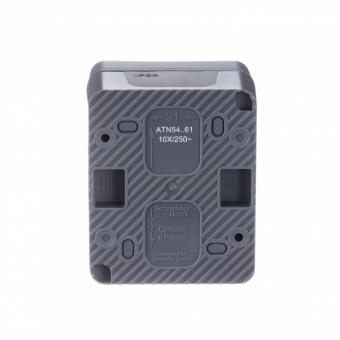 Переключатель 1-кл 10А О/У Антрацит AtlasDesign Profi54