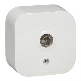 Розетка TV белый Legrand Quteo
