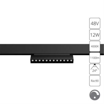 Магнитный трековый светильник A4686PL-1BK Arte Lamp