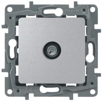 Розетка TV оконечная Алюминий Legrand Etika
