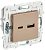 Розетка USB А+С 18Вт С/У Песочный Skandy