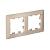 Рамка 2-я, Песочный/дымчатый белый AtlasDesign Air Systeme Electric