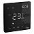 Термостат Wi-Fi для теплого пола 16А в сборе с рамкой Черный ArtGallery