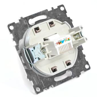 Розетка RJ-45 С/У Шоколад Катрин