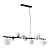 Подвесная люстра GEMINI A2243SP-9BK<br/> Arte Lamp