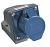 Розетка стационарная ССИ-123 2P+PE 32А 200-250В IP44 IEK