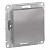 Переключатель 1-кл 10А C/У перекрестный Алюминий AtlasDesign