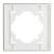 Рамка 1-я стекло Белый матовый Катрин