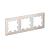 Рамка 3-я, Жемчуг/дымчатый белый AtlasDesign Air Systeme Electric