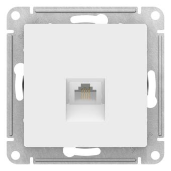 Розетка телефонная RJ11 С/У Лотос AtlasDesign
