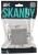 Переключатель 2-кл 10А C/У проходной Серебряный Skandy