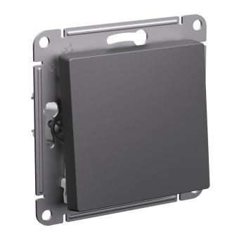 Выключатель 1-кл 10А С/У кнопочный Базальт AtlasDesign
